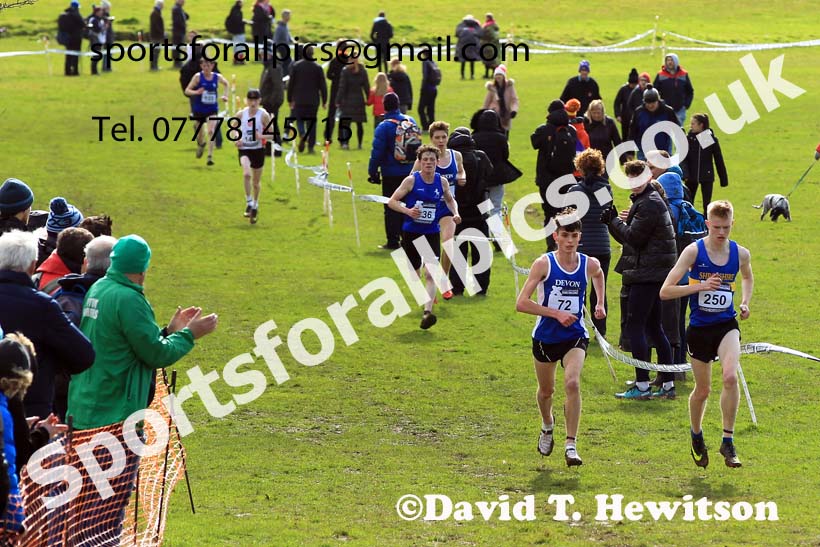 Mens Under-20s 2022 CAU Inter Counties Cross Country, Prestwold Hall, Loughborough.  Photo: David T. Hewitson/Sports for All Pics